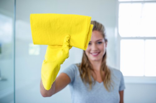Professional deep cleaning work in a Hammersmith apartment
