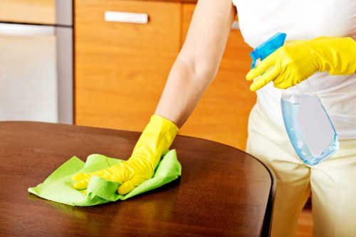 Incident reporting and emergency response in kitchen cleaning